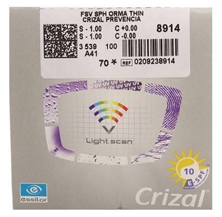 Оптика - 1.5 ORMA Crizal Prevencia UV