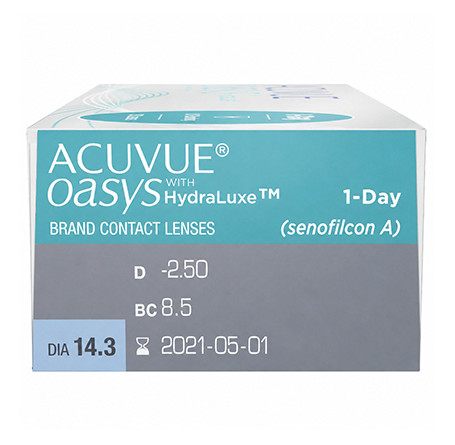 Контактні лінзи - Acuvue Oasys 1-Day with Hydraluxe - Фото № 2