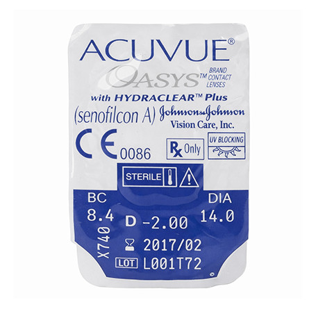 Контактні лінзи - ACUVUE OASYS with HYDRACLEAR Plus - Фото № 5