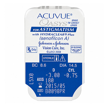 Контактные линзы - ACUVUE OASYS for ASTIGMATISM - Фото № 3