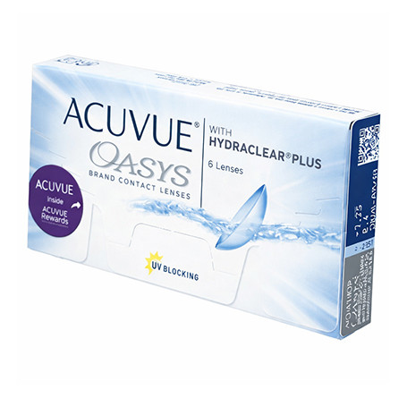 Контактні лінзи - ACUVUE OASYS with HYDRACLEAR Plus - Фото № 1