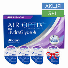Мультифокальные линзы - AIR OPTIX plus HydraGlyde MULTIFOCAL