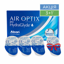 Линзы на 1 месяц - AIR OPTIX plus HydraGlyde