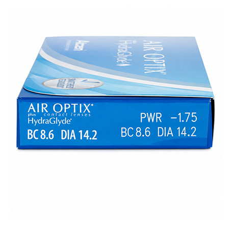 Контактные линзы - AIR OPTIX plus HydraGlyde - Фото № 4