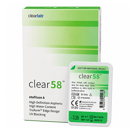 Контактные линзы - Clear 58 UV - Фото № 2