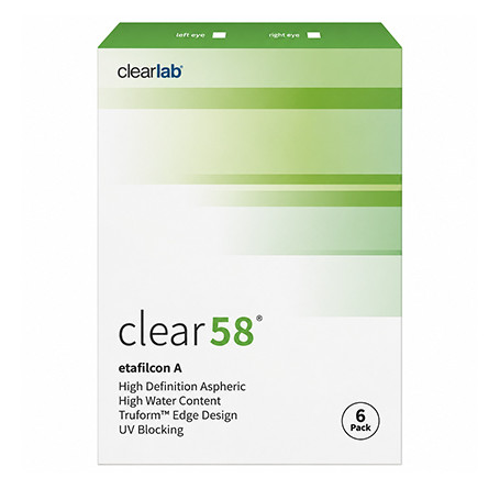 Контактные линзы - Clear 58 UV - Фото № 1