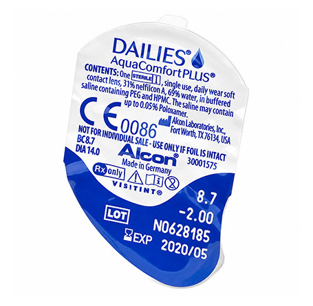 Контактные линзы - DAILIES AquaComfort Plus - Фото № 3