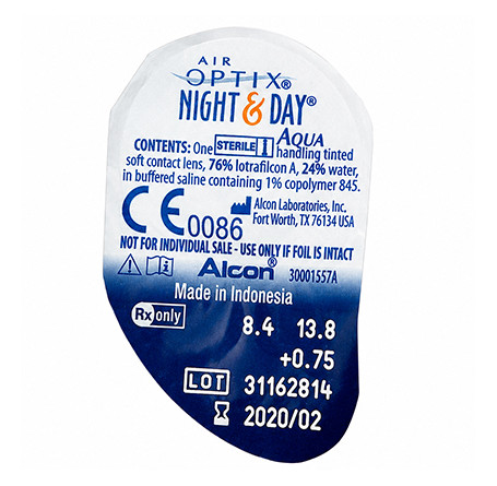 Контактные линзы - Air Optix Night & Day AQUA - Фото № 3