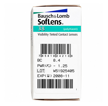 Контактные линзы - SoftLens 38 - Фото № 2